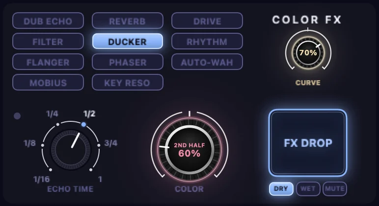 The ducker turned left for the house pump